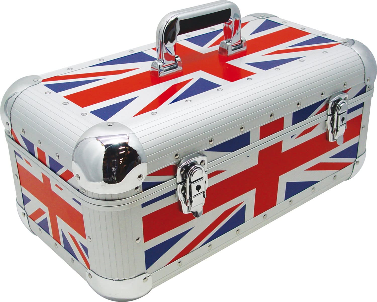 Zomo Recordcase RS-250 XT в разцветка UK-Flag, изглед отпред