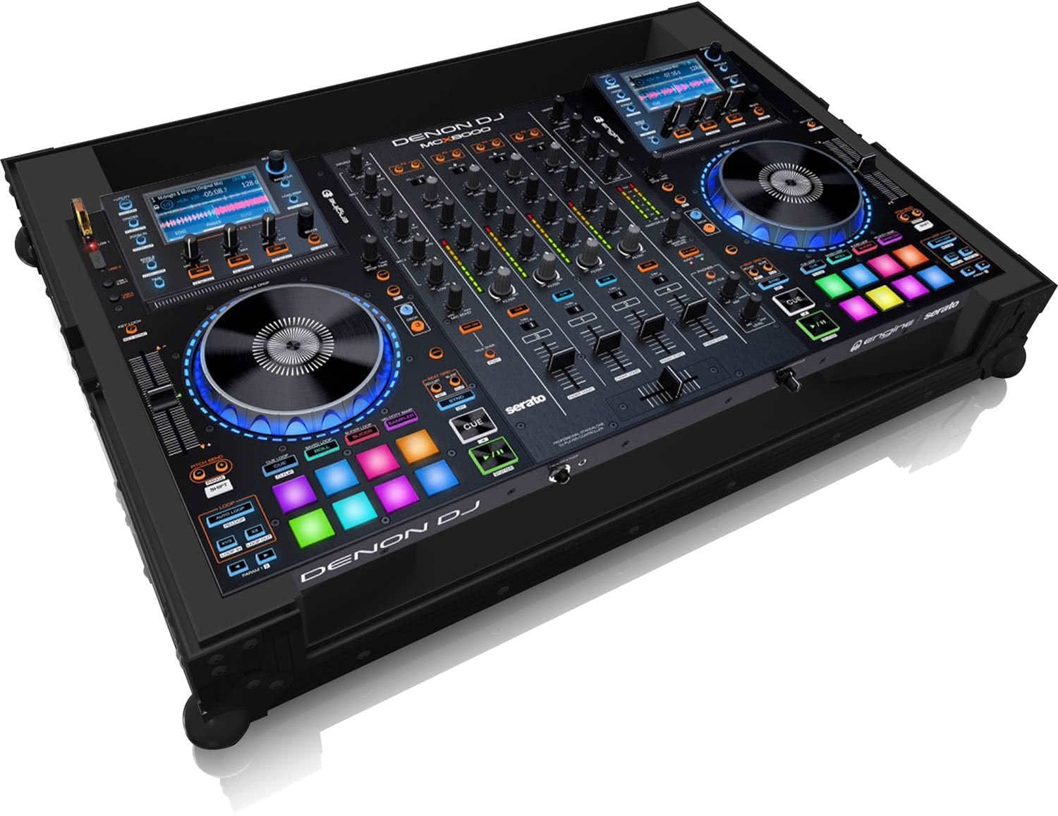 Черен Zomo Flightcase MCX8000 NSE, затворен, поглед отпред