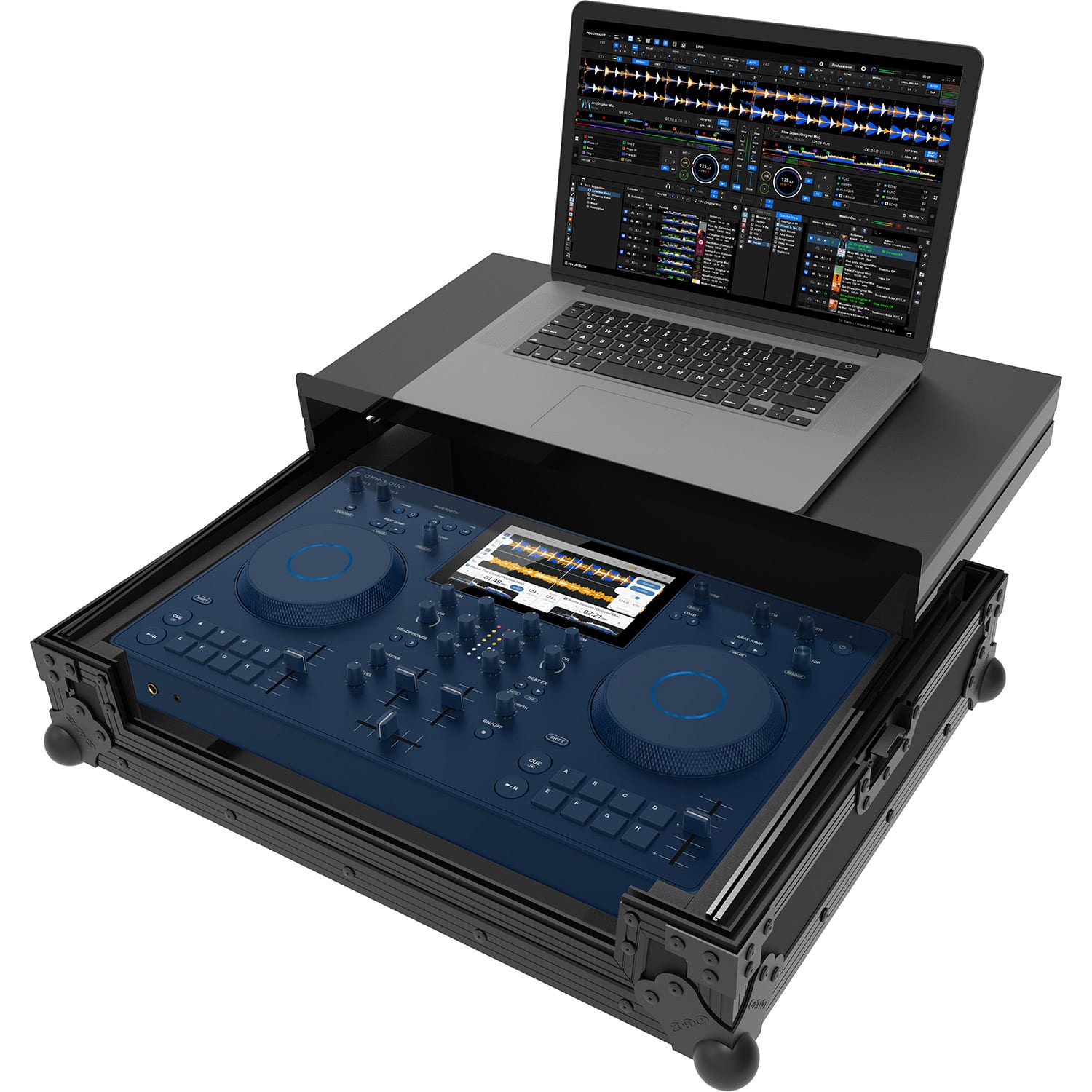 Zomo Flightcase A-Omni-Duo Plus NSE в черен Night Style Edition, външен изглед