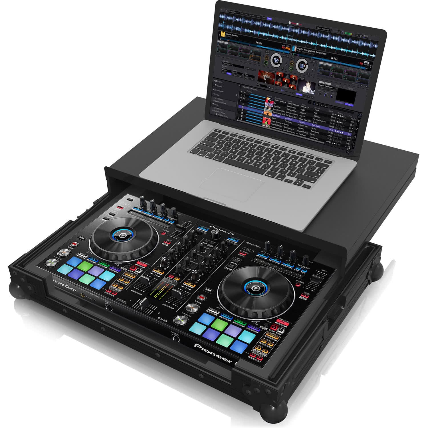 Zomo Flightcase P-DDJ-RR Plus NSE в черен цвят, затворен, общ изглед