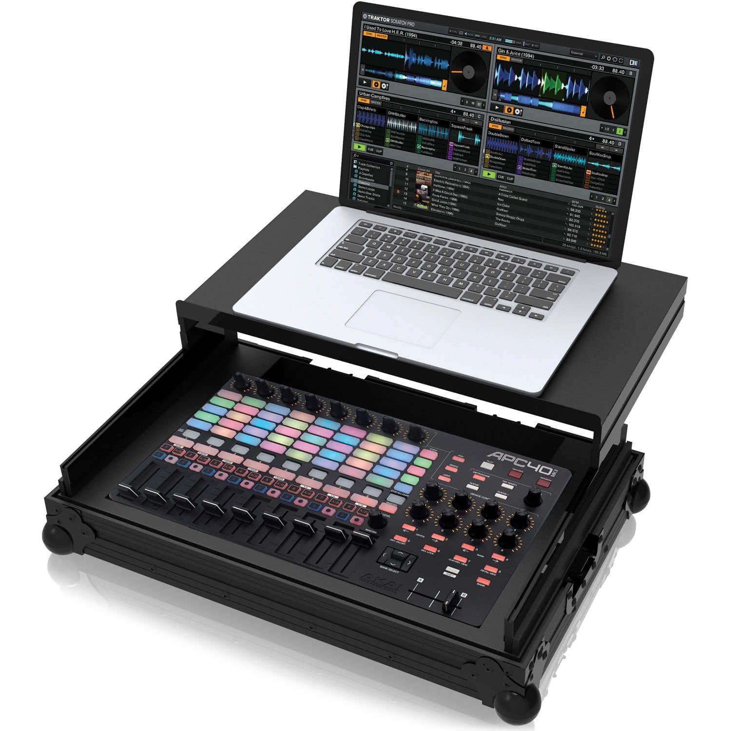 Черен Zomo Flightcase APC-40 Plus NSE за Akai APC-40 MKII
