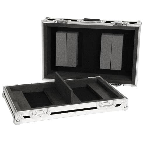 Червен Zomo Flightcase iCDX/2, страничен ъгъл на кейса