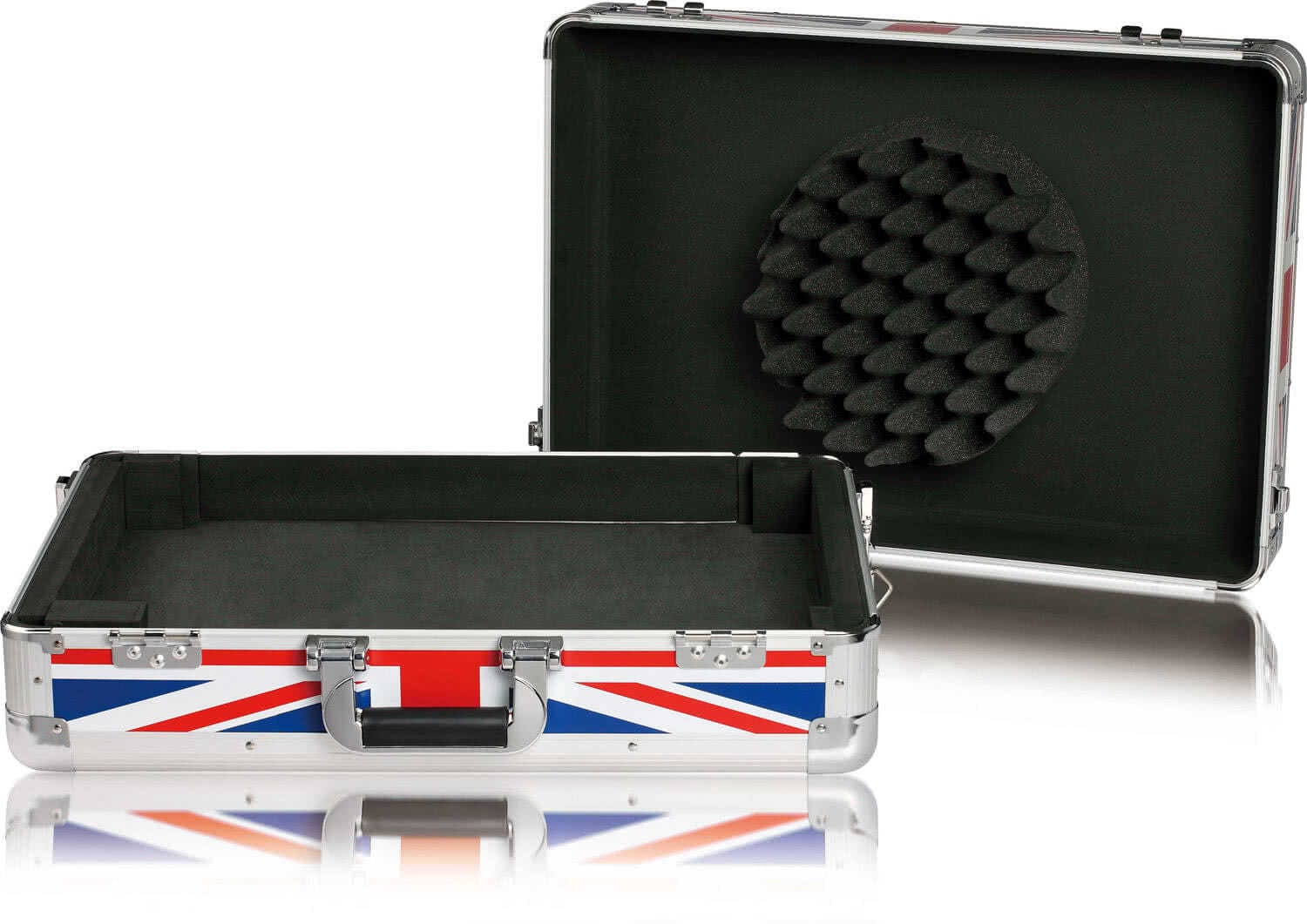 Zomo MFC-S4 UK-Flag Flightcase, страничен изглед на кейса