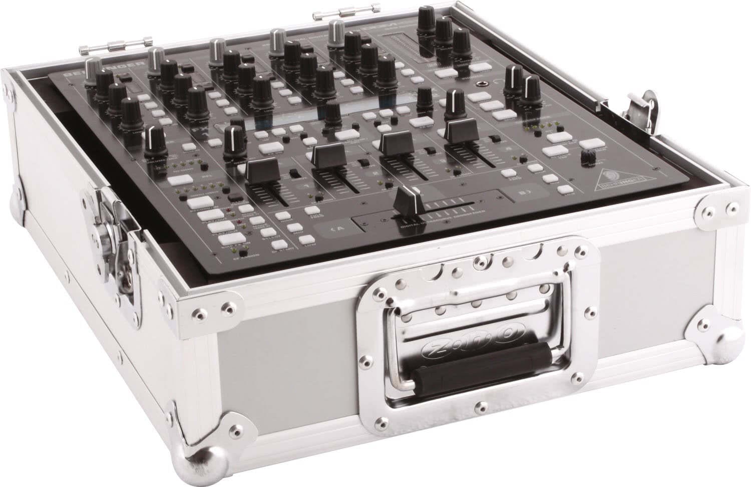 Zomo Flightcase D-700 в лилав цвят, изглед отпред
