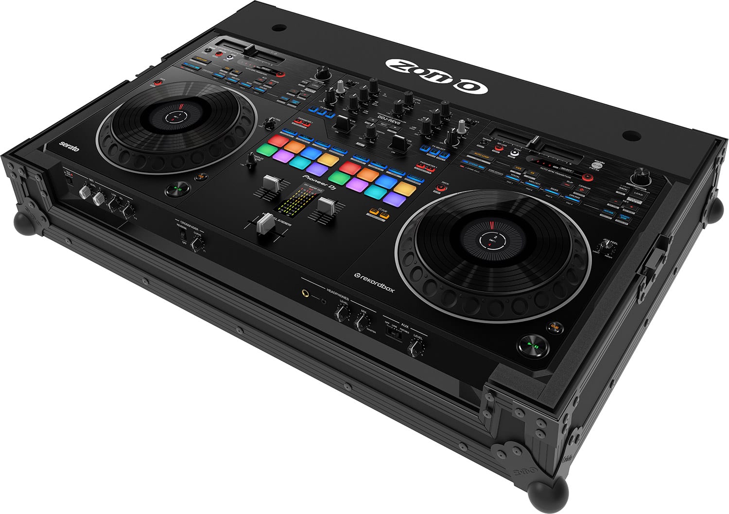 Черен Zomo Flightcase P-DDJ-REV5 NSE, затворен, поглед отпред