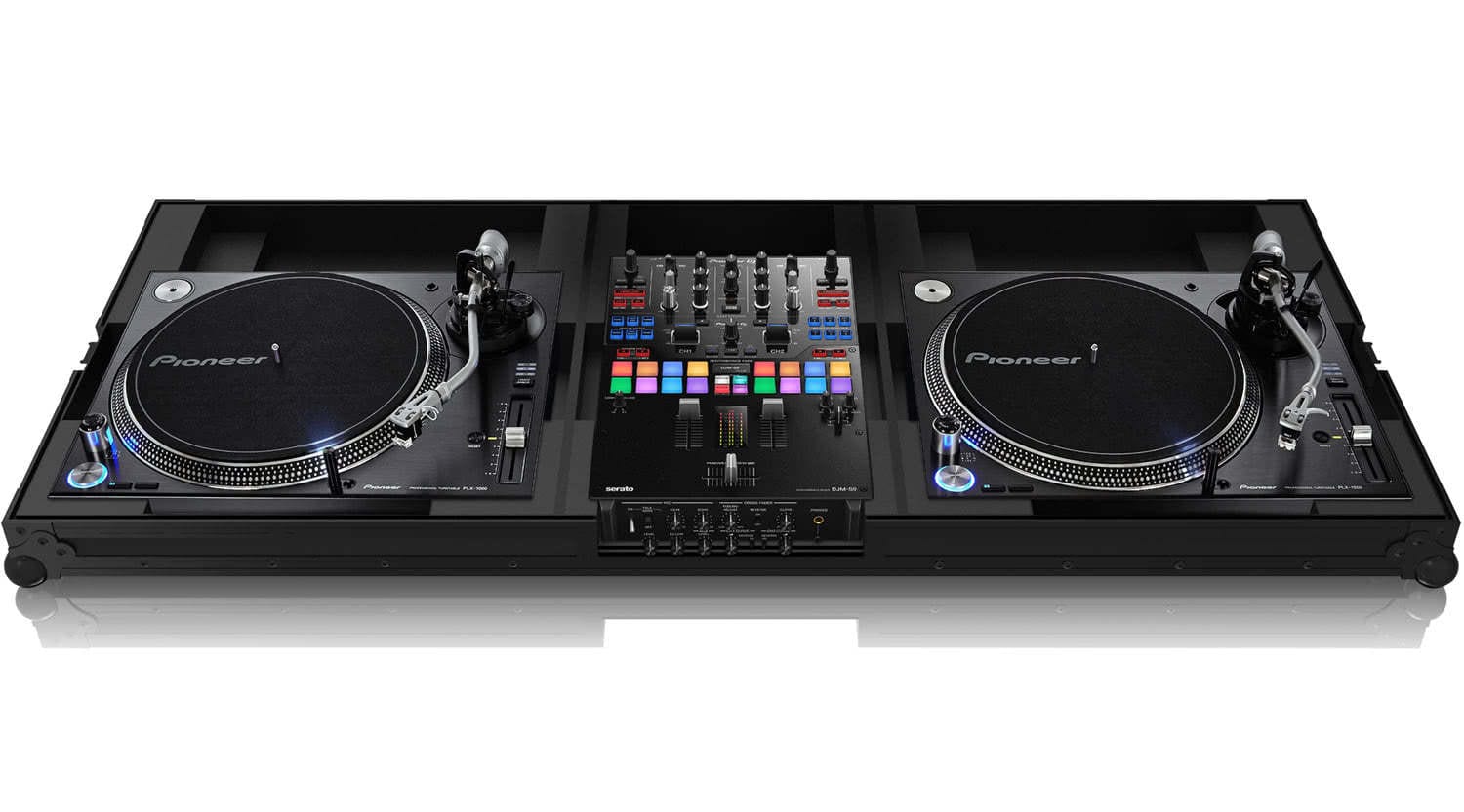 Черен Zomo Flightcase Set PLX9 NSE, поглед отпред