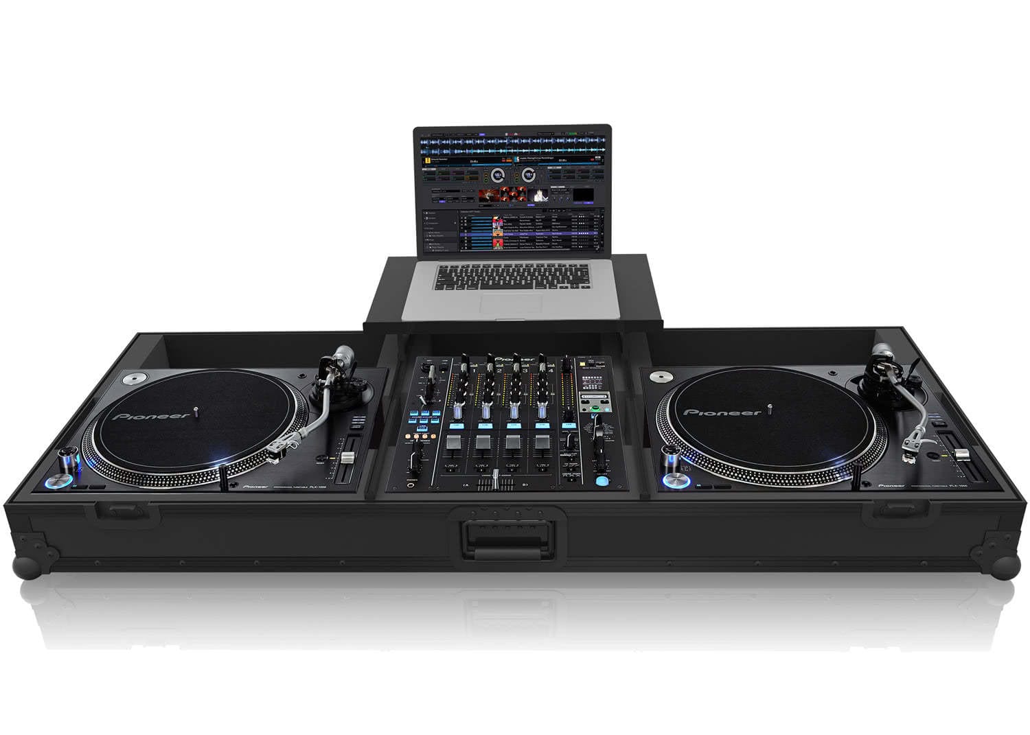 Черен Zomo Flightcase PLX-1900 Plus NSE в стил Night Style Edition